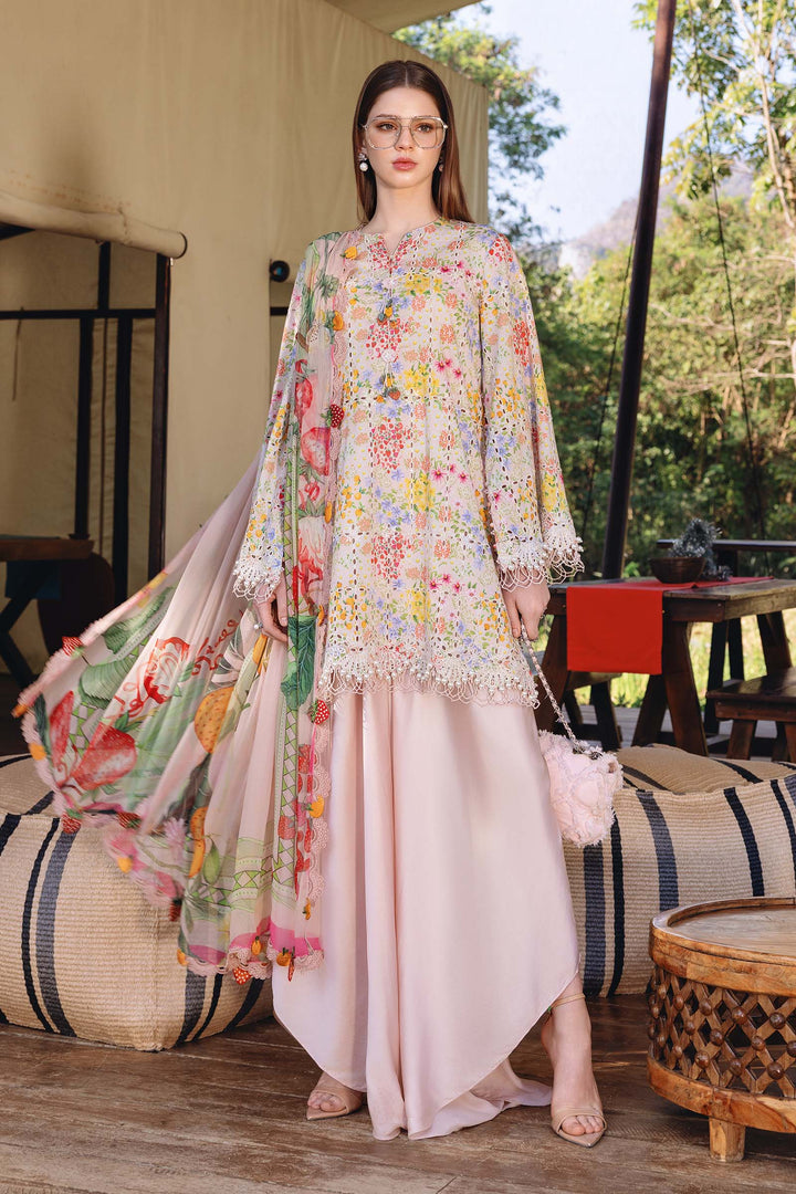 3 Piece Unstitched Embroidered Lawn Suit M.Prints MPA2914-999-00A