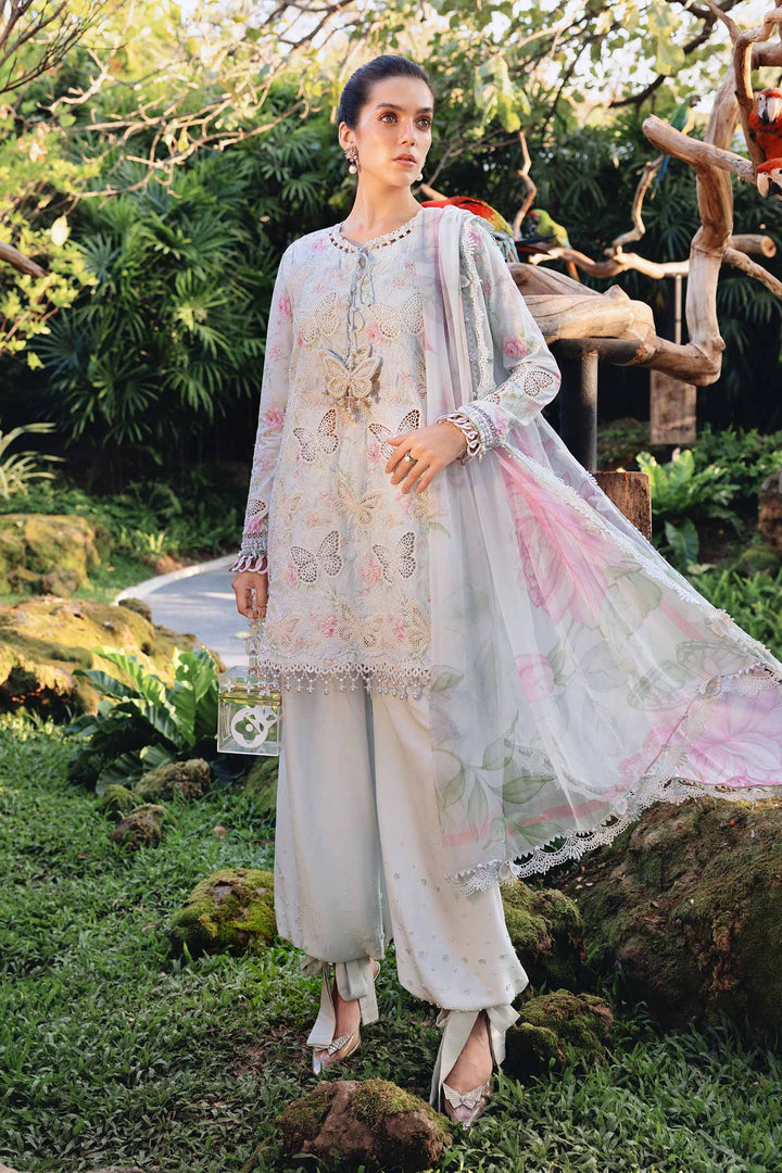 3 Piece Unstitched Embroidered Lawn Suit M.Prints MPA2901-999-00A