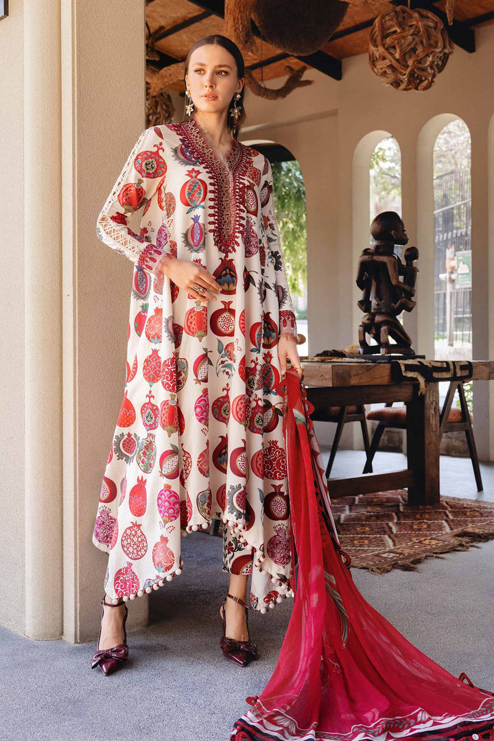 3 Piece Unstitched Embroidered Lawn Suit M.Prints MPA2903-999-00A
