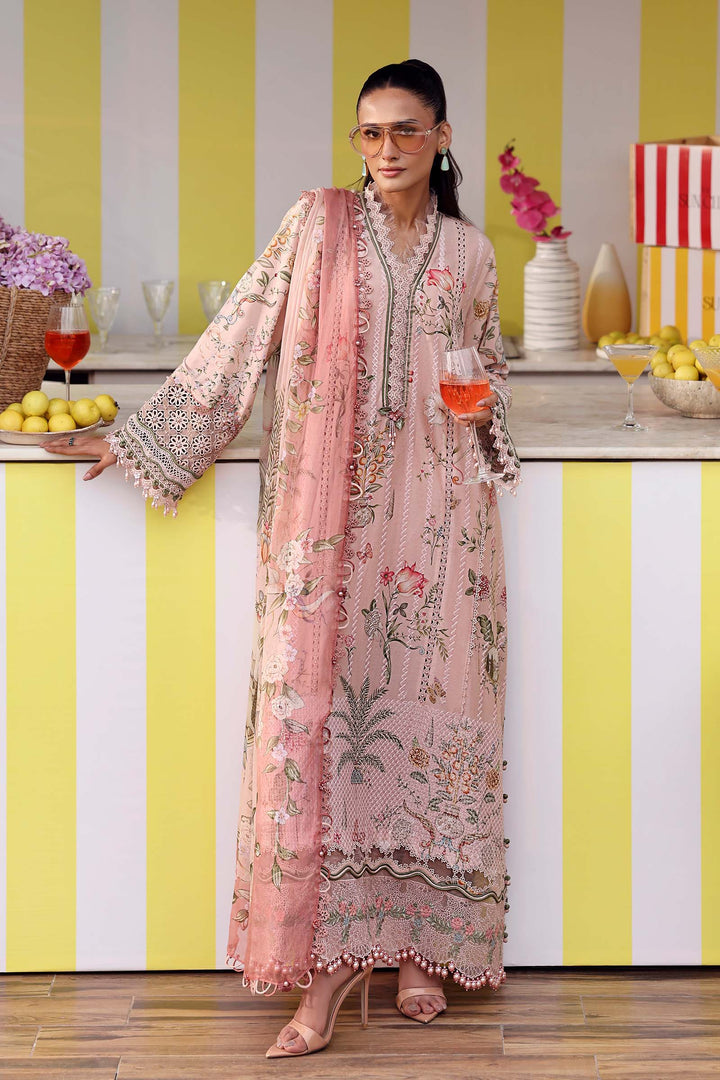 3 Piece Unstitched Embroidered Lawn Suit Eid Collection MPA3004-999-00A
