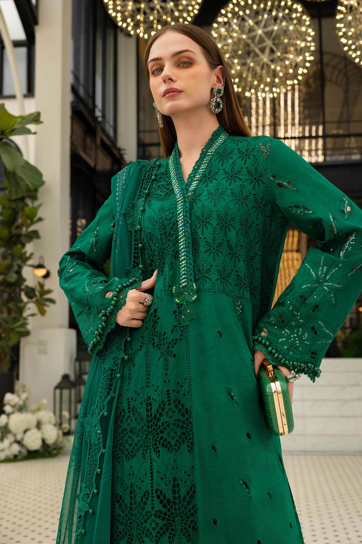 3 Piece Unstitched Embroidered Lawn Suit Lawn EL02604-999-EGR