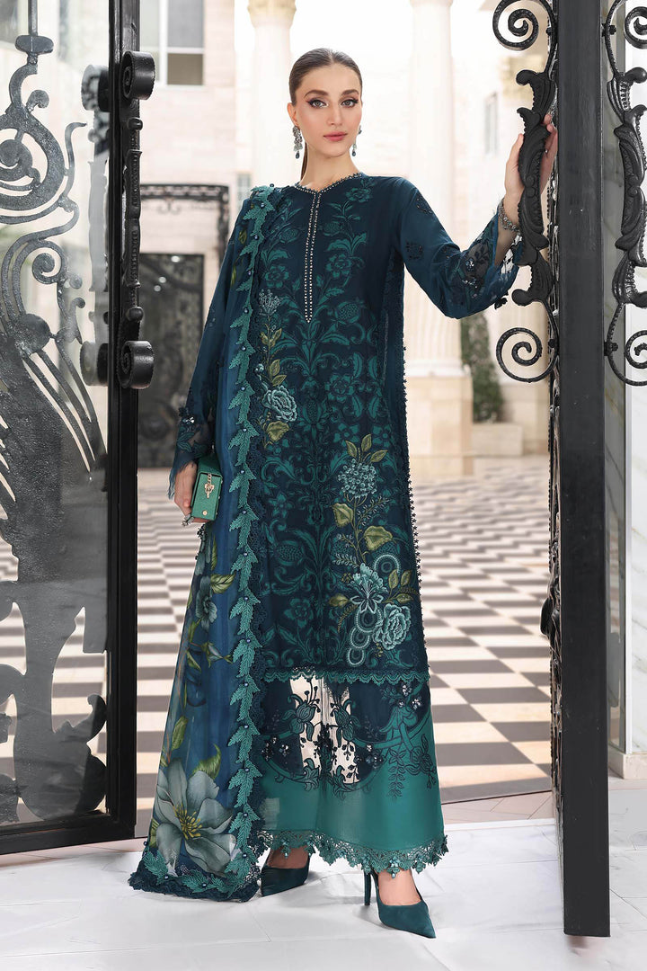 3 Piece Unstitched Embroidered Lawn Suit Lawn EL02606-999-TEL