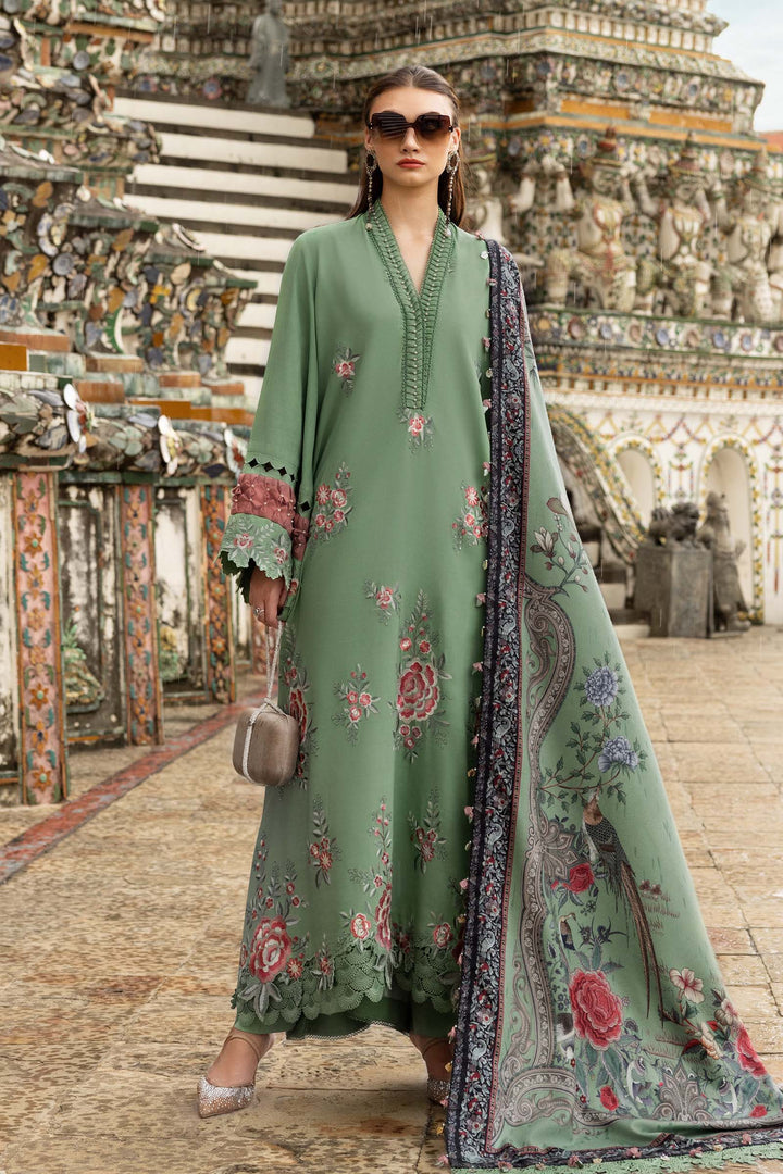 3 Piece Unstitched Embroidered Twill Linen Suit M.Prints MPA2808-999-00A