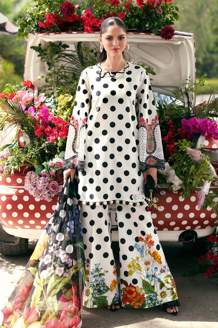 3 Piece Unstitched Embroidered Lawn Suit Eid Collection MPA3008-999-00A