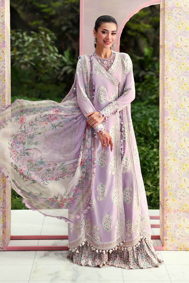 3 Piece Unstitched Embroidered Lawn Suit M.Prints MPB3009-999-00B