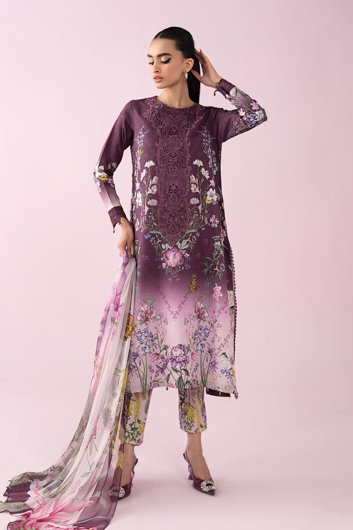 3 Piece Embroidered Lawn Suit p-stock MS2909B-SML-00B