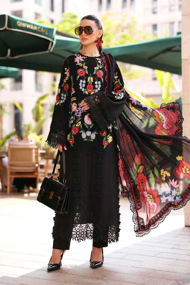 3 Piece Unstitched Embroidered Jacquard Lawn Suit Unstitched Fabrics D02610B-999-00B