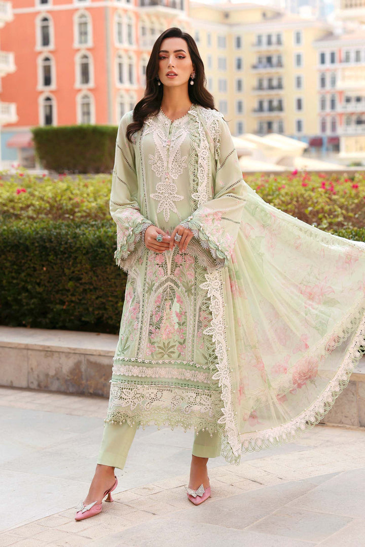 3 Piece Unstitched Embroidered Lawn Suit Lawn D02611A-999-00A