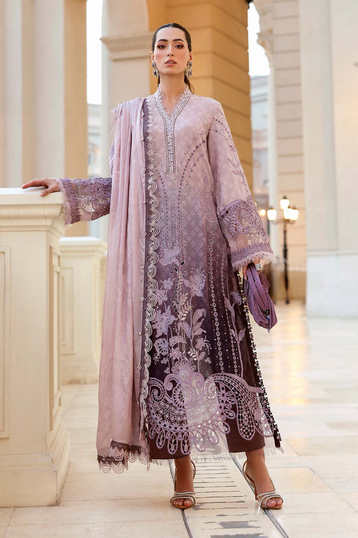 3 Piece Unstitched Embroidered Jacquard Lawn Suit Unstitched Fabrics D02601B-999-00B