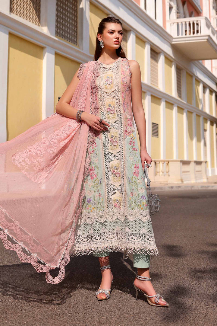 3 Piece Unstitched Embroidered Lawn Suit Lawn D02606A-999-00A