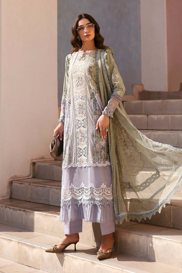 3 Piece Unstitched Embroidered Lawn Suit Lawn D02606B-999-00B