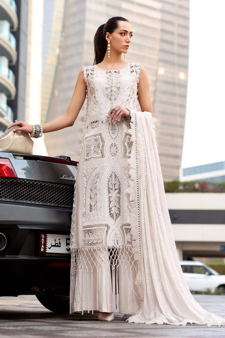 3 Piece Unstitched Embroidered Lawn Suit Lawn D02608A-999-00A