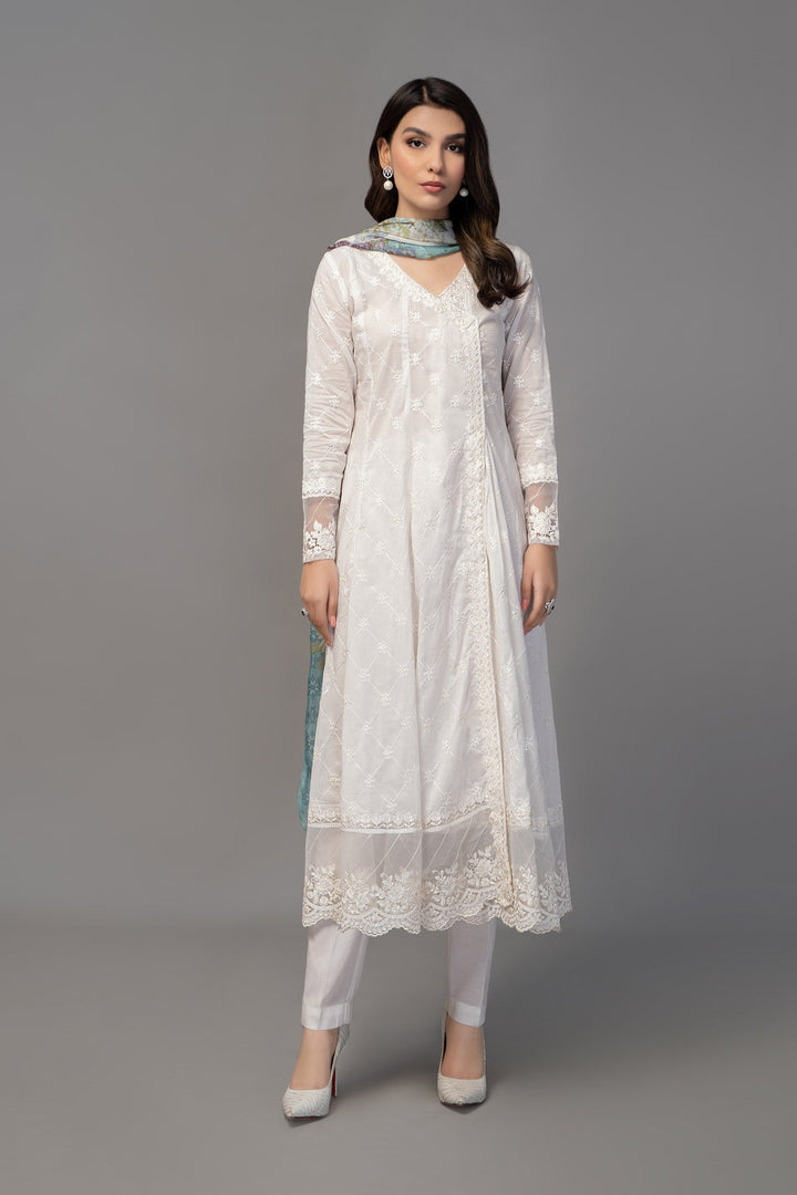 Suit White DW-EF23-23 Luxury Pret DWE2323-ESM-WHT