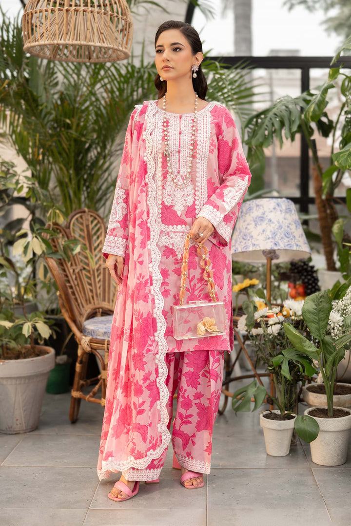 3 Piece Printed Lawn Suit Luxury Pret DF25124-ESM-PTP