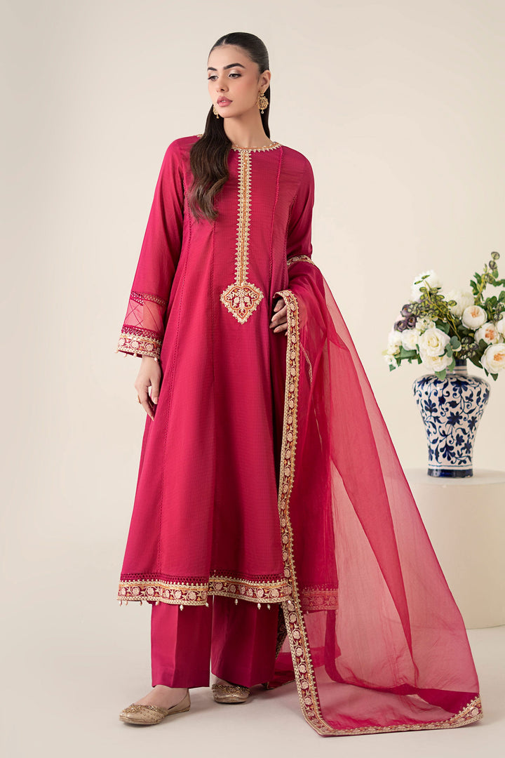 3 Piece Embroidered Dobby Suit Luxury Pret DWA2540-ESM-MGT