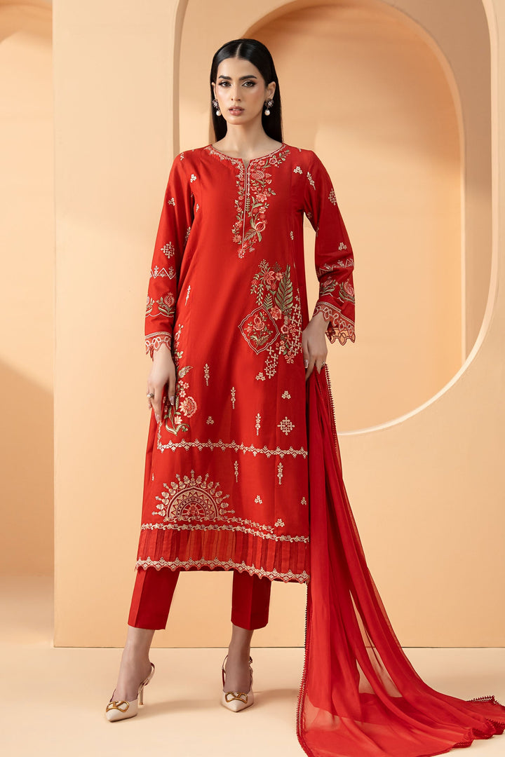 3 Piece Embroidered Lawn Suit Eid Collection DWA2635-ESM-CRR