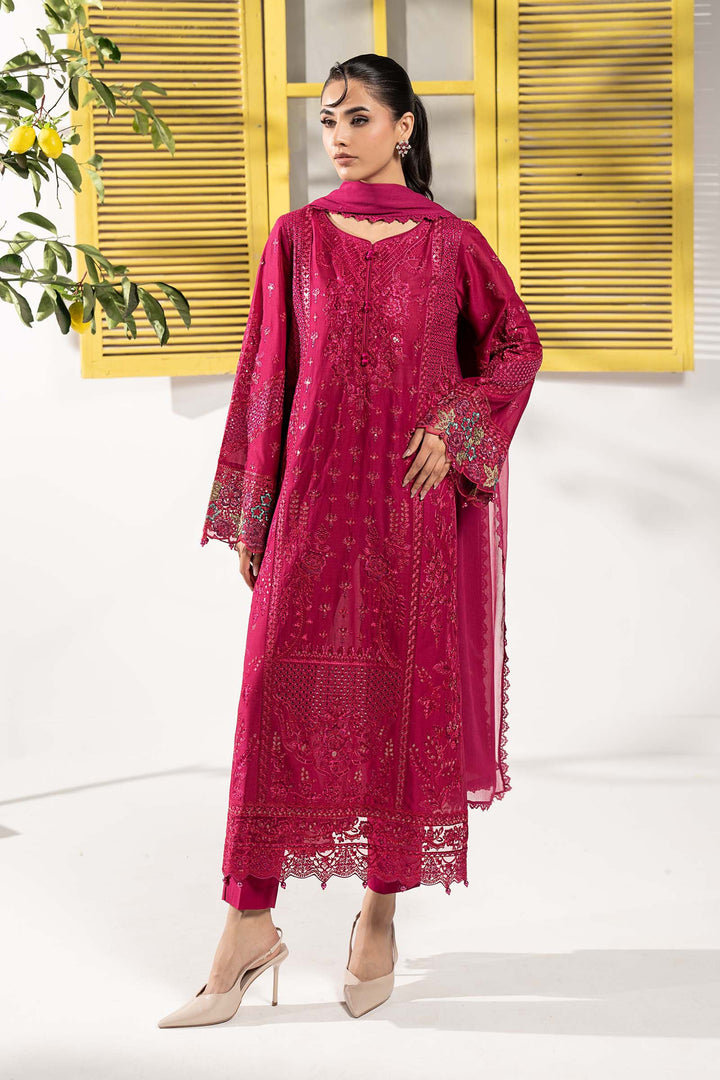 3 Piece Embroidered Lawn Suit Luxury Pret DWE2608-ESM-MGT