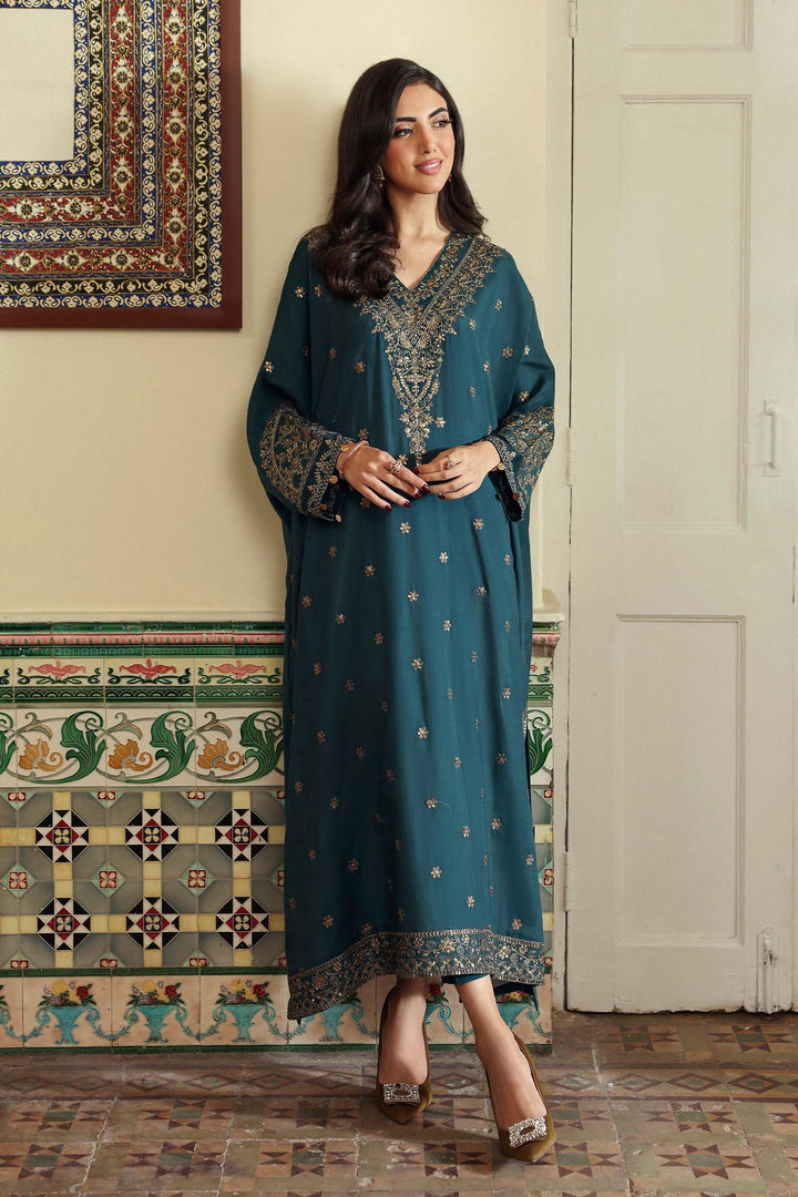 2 Piece Embroidered Grip Suit Luxury Pret DW26185-ESM-TEL
