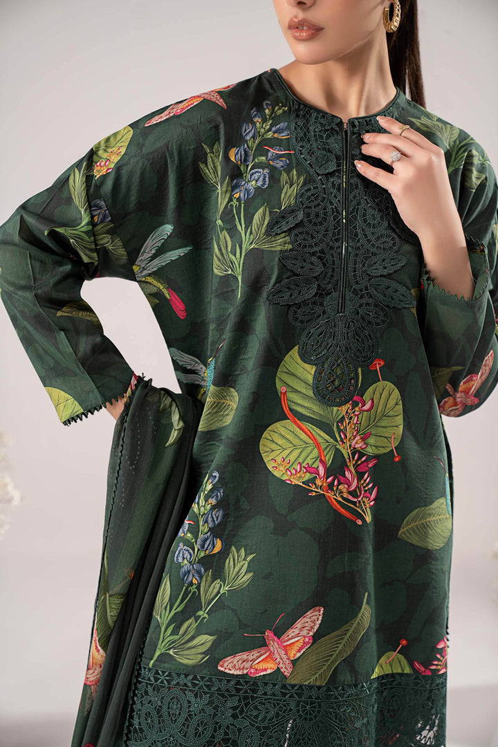 3 Piece Embroidered Lawn Suit Luxury Pret DWE2644-ESM-DGR
