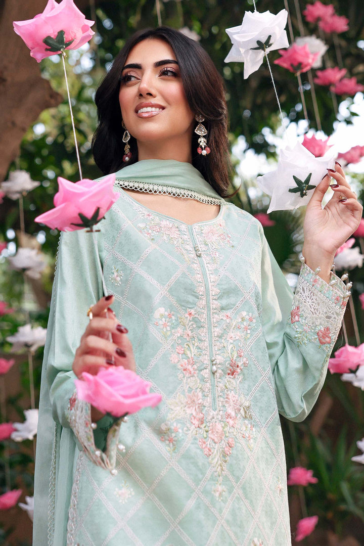 3 Piece Embroidered Dobby Lawn Suit Eid Collection DWE2657-ESM-FRZ