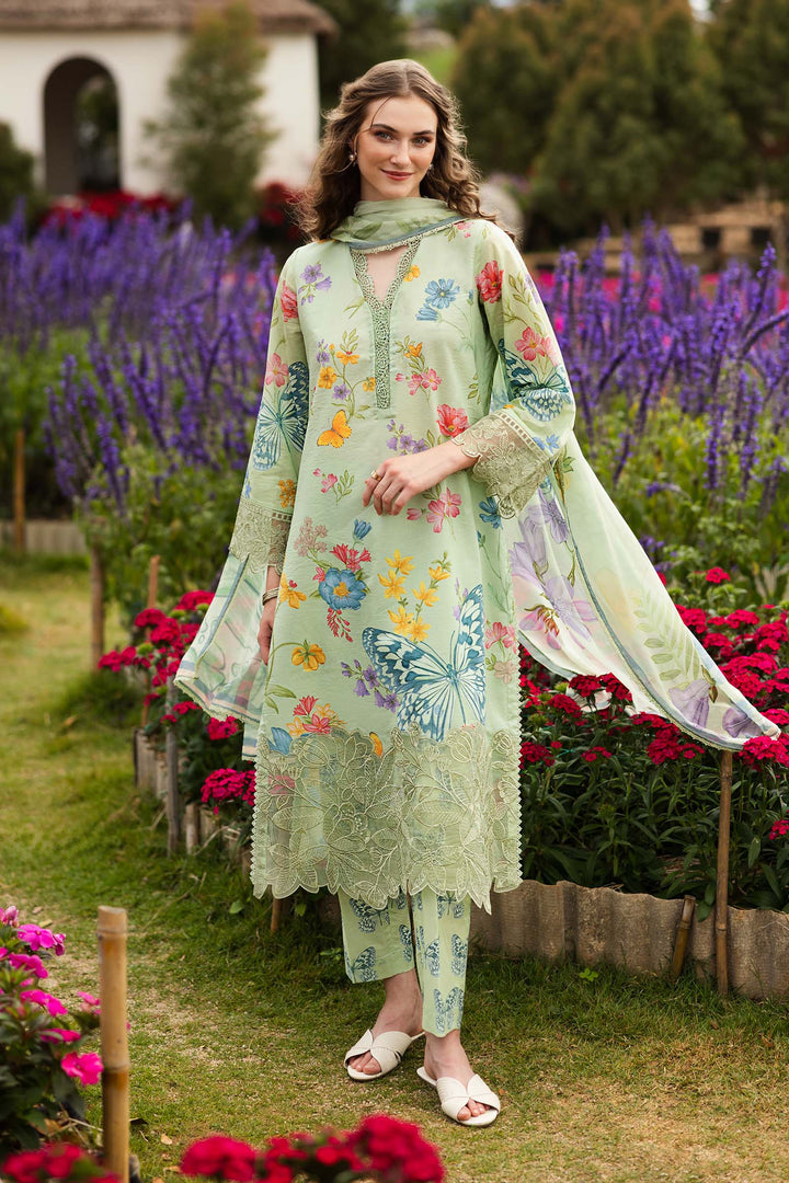 3 Piece Embroidered Lawn Suit Luxury Pret DWE2631-ESM-LGR