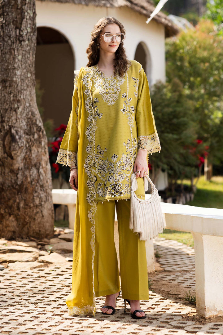 3 Piece Embroidered Dobby Lawn Suit Luxury Pret DW26104-ESM-MTD