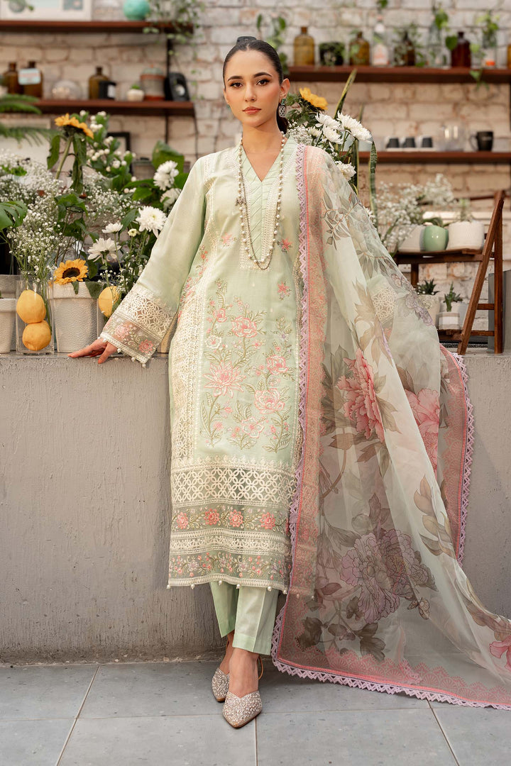 3 Piece Embroidered Dobby Lawn Suit Luxury Pret DW25151-ESM-FRZ