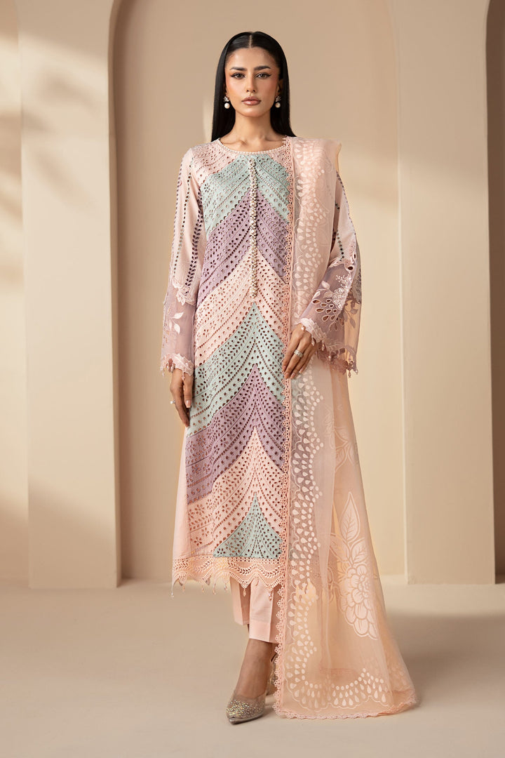 3 Piece Embroidered Lawn Suit Eid Collection DS2612B-SML-00B