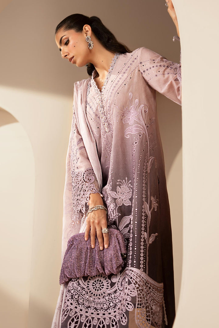 3 Piece Embroidered Jacquard Lawn Suit Eid Collection DS2601B-SML-00B
