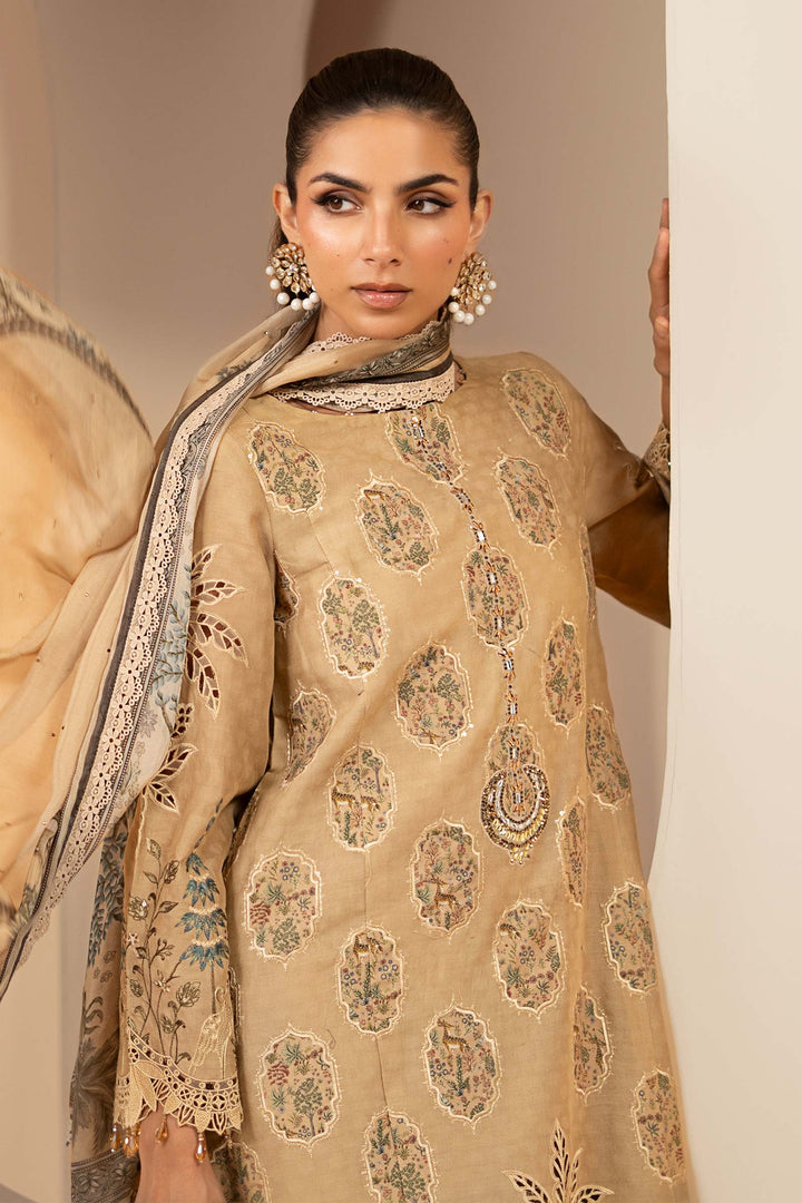 3 Piece Embroidered Jacquard Lawn Suit Eid Collection DS2605A-SML-00A