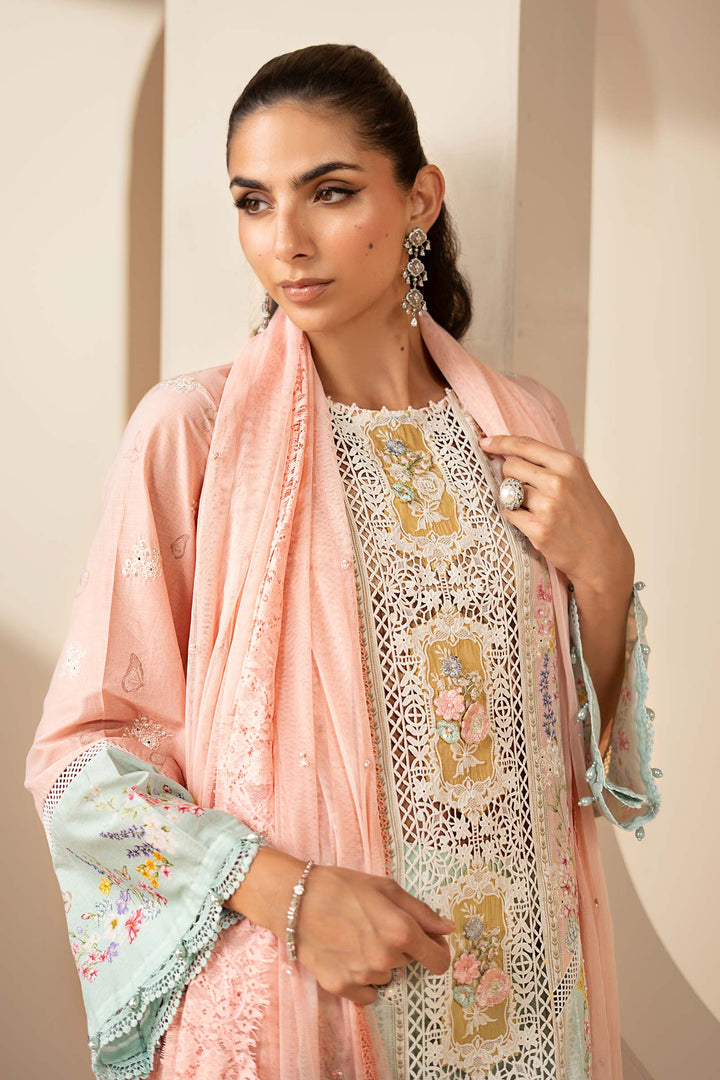 3 Piece Embroidered Lawn Suit Eid Collection DS2606A-SML-00A