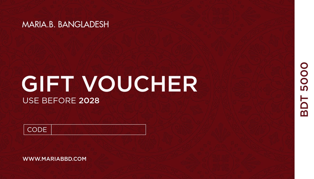 Maria.B. Gift Voucher Tk 5,000