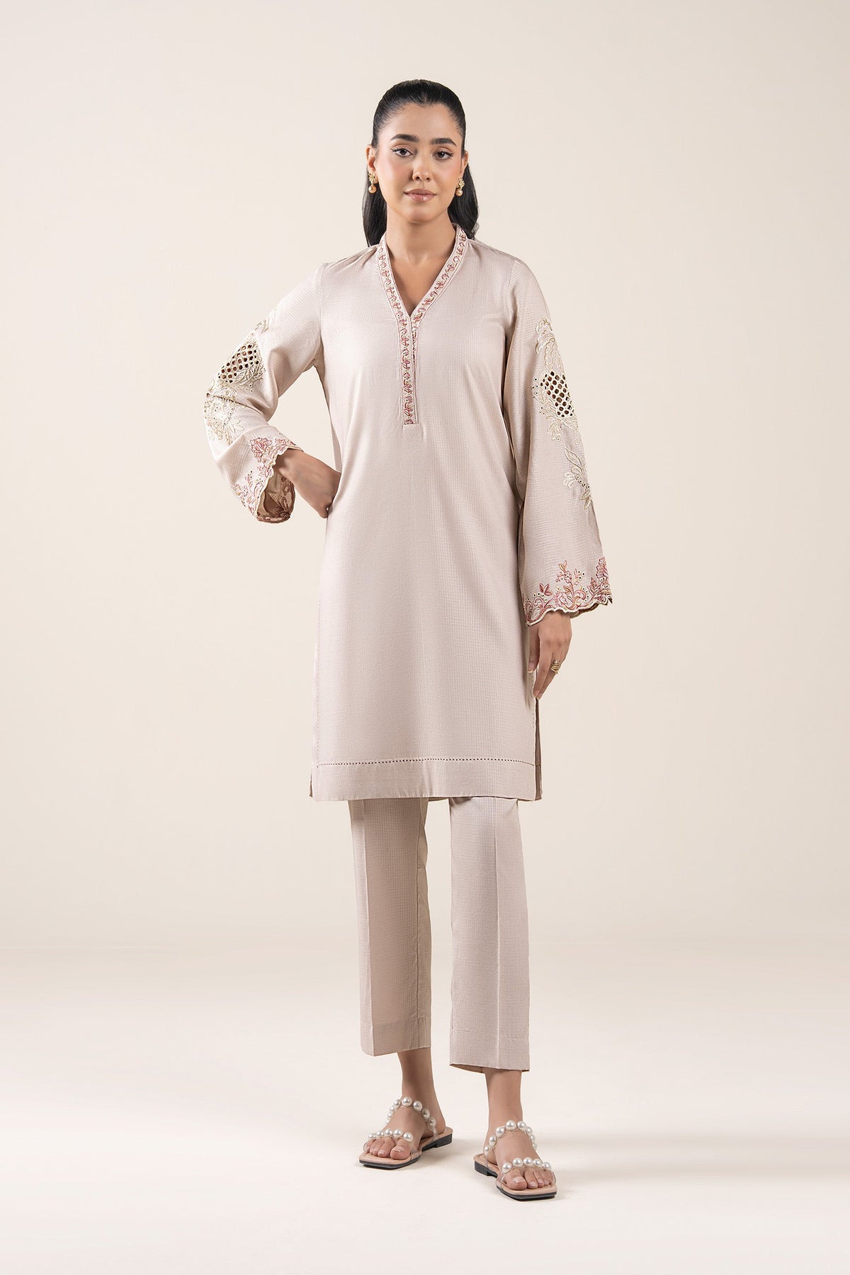 2 Pc Embroidered Ripstop Suit