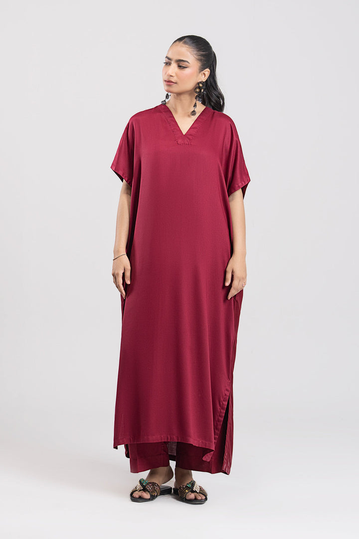 2 Pc Dyed Twill Suit m-basic Casuals MBCS177-ESM-MRN