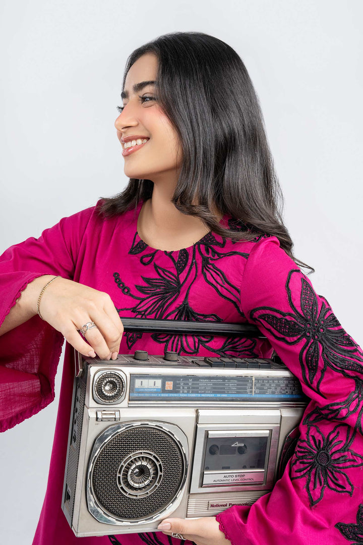 2 Pc Embroidered Crosshatch Lawn Suit m-basic Casuals MBCS194-ESM-FPI