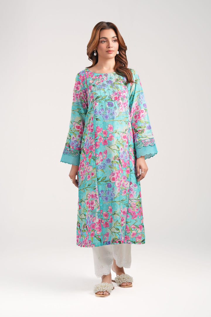 Printed Lawn Shirt m-basic Casuals MBCS080-ESM-FRZ