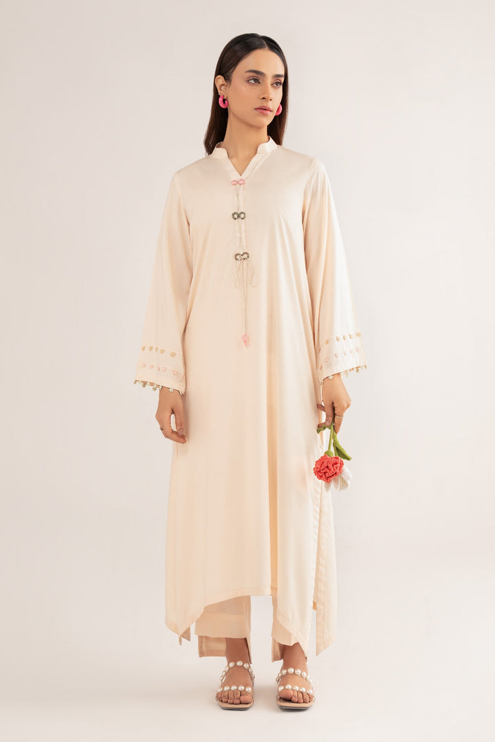 2 Pc Dyed Arabic Lawn Suit m-basic Casuals MB26100-ESM-OFW