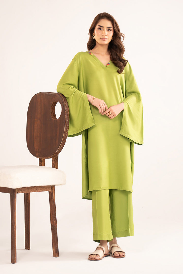 2 Pc Dyed Arabic Lawn Suit m-basic Casuals MB26102-ESM-PGR