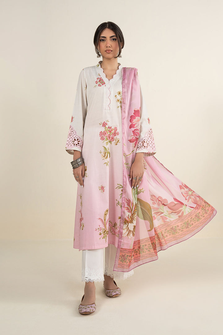 2 Pc Embroidered Dobby Suit m-basic Casuals MB26115-ESM-OFW