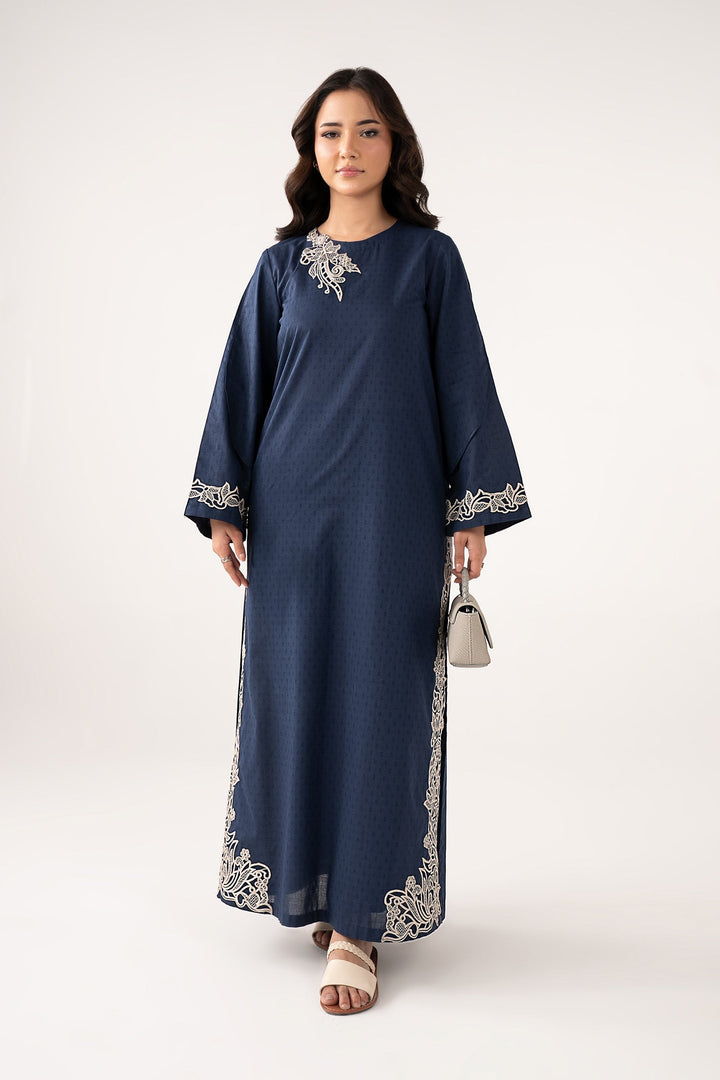 2 Pc Embroidered Dobby Cotton Suit m-basic Casuals MB26122-ESM-NBU