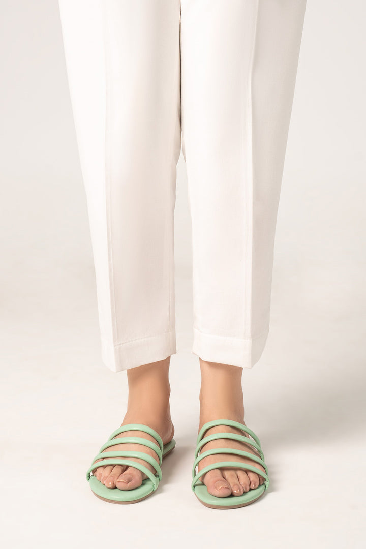 Dyed Cambric Trouser Bottoms MBC2617-ESM-WHT