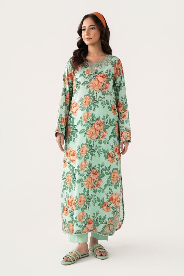 Embroidered Lawn Shirt Eid Collection MBC2675-ESM-BLU