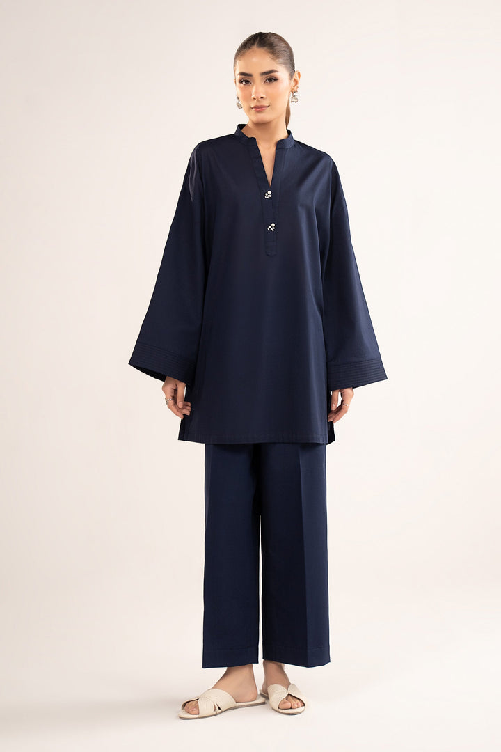 2 Pc Dyed Lawn Suit m-basic Casuals MB2688B-ESM-NBU