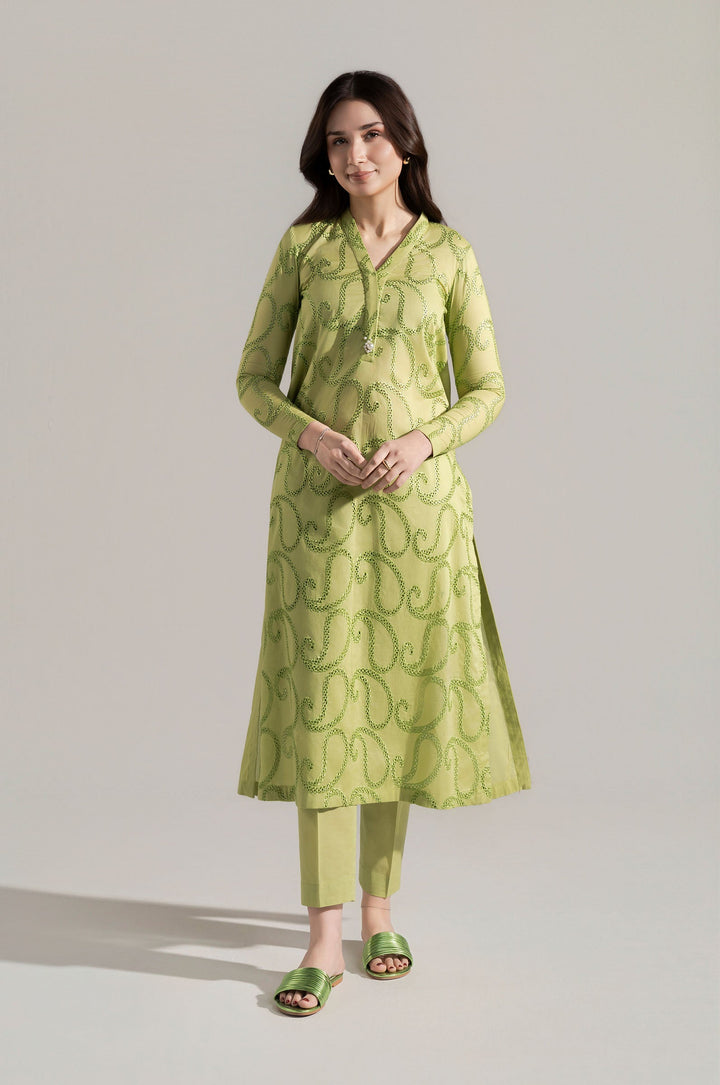 2 Pc Embroidered Lawn Suit m-basic Casuals MB2694B-ESM-AGR