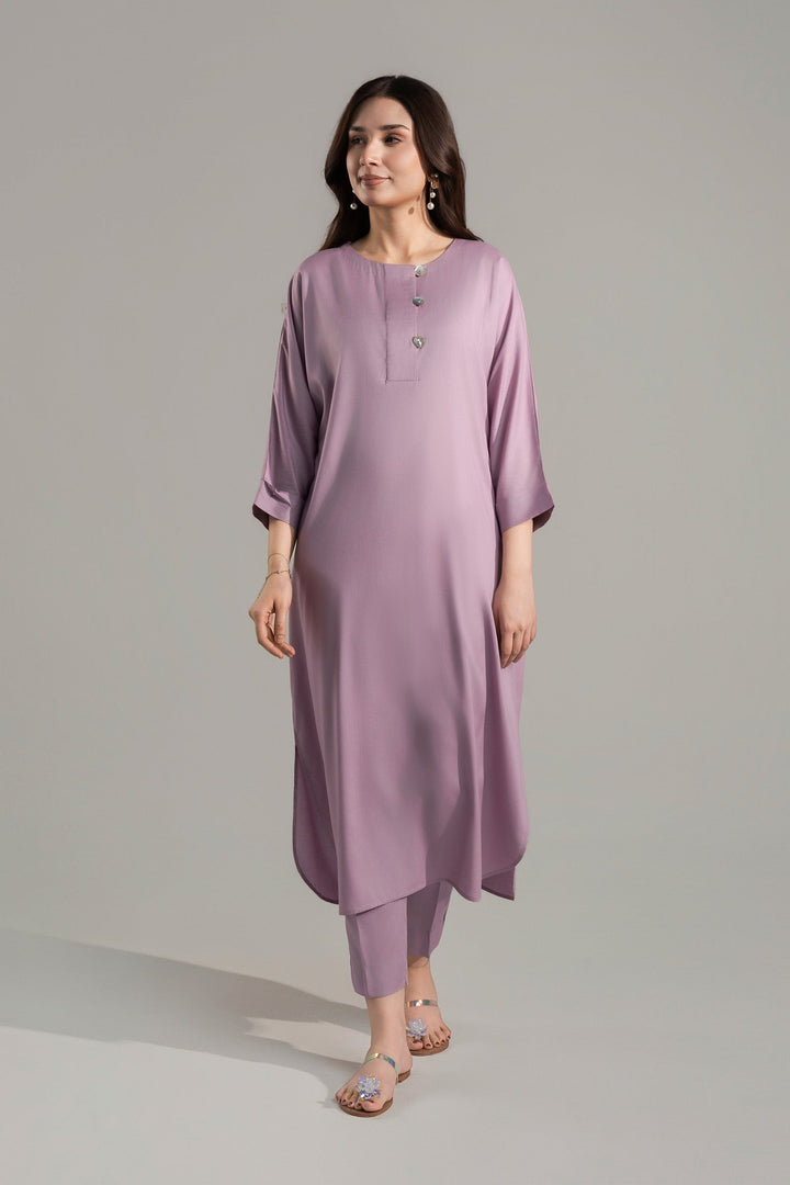 2 Pc Dyed Arabic Lawn Suit m-basic Casuals MBC2699-ESM-LIA