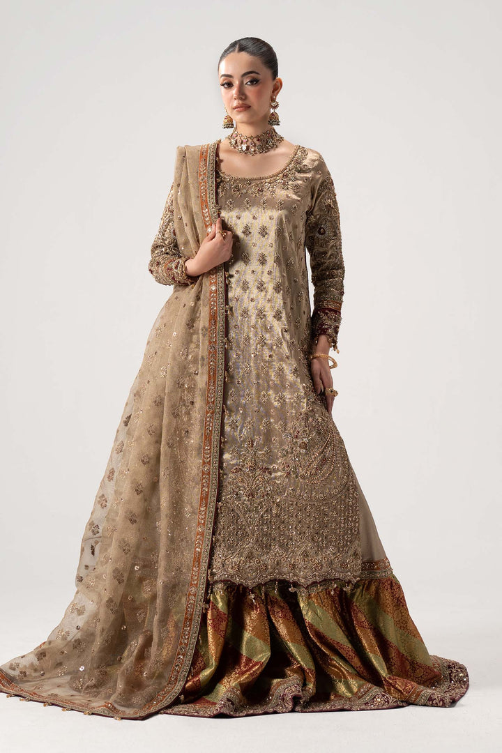 Zuhal Couture M26V007-SML-GLD