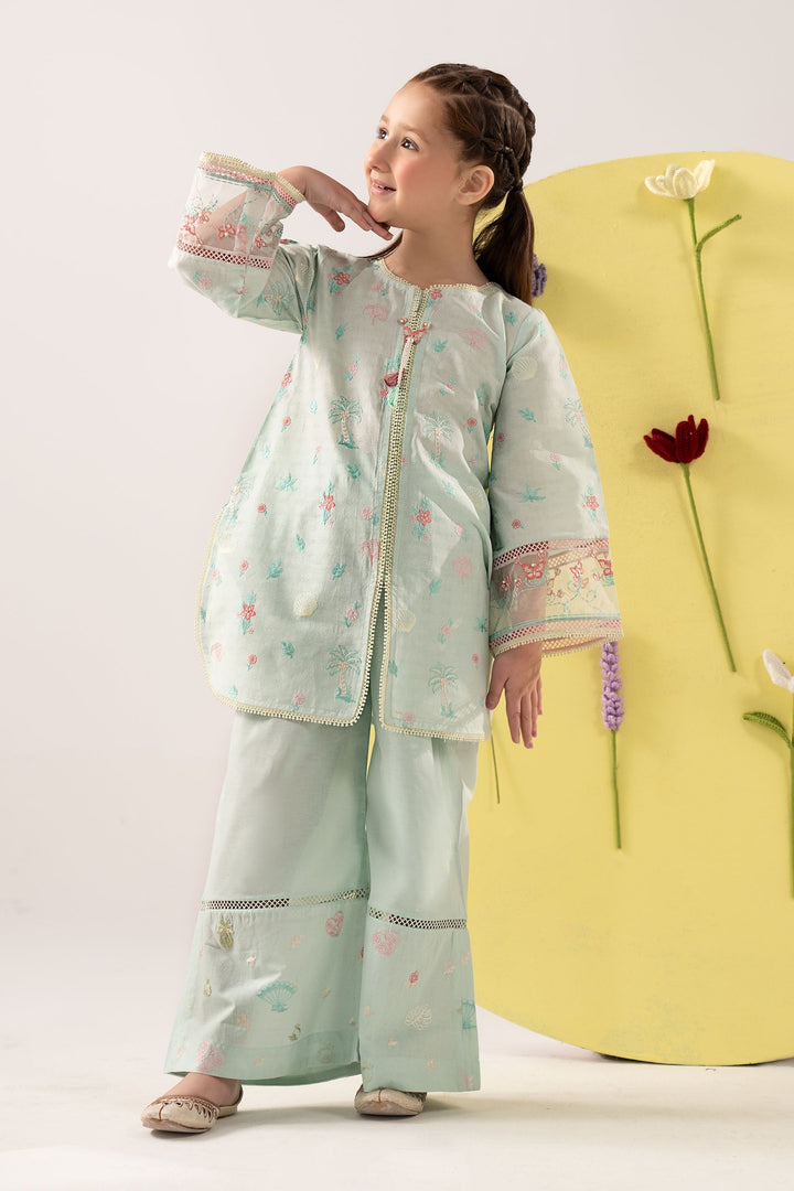 2 Piece Embroidered Dobby Lawn Suit Eid Collection MDA2604-023-AQA
