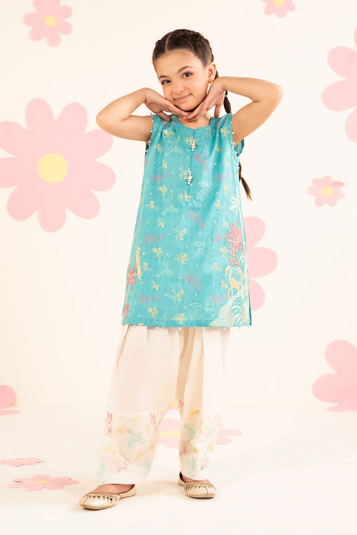 2 Piece Embroidered Dobby Lawn Suit Eid Collection MDA2610-023-BLU