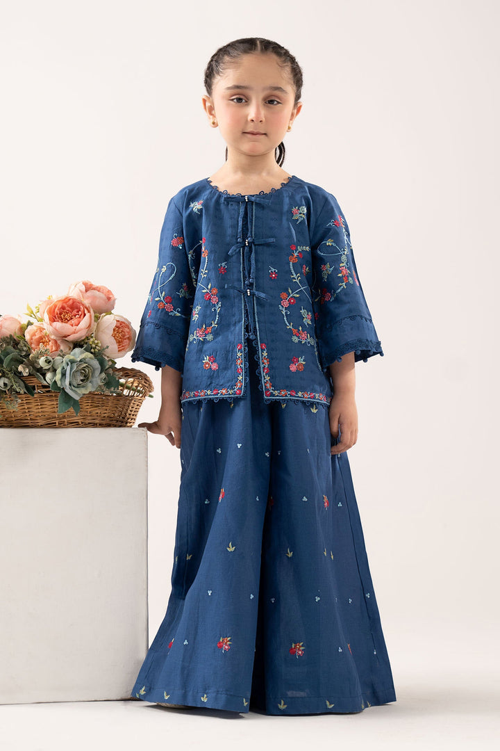 2 Piece Embroidered Dobby Lawn Suit Eid Collection MDA2613-023-BLU