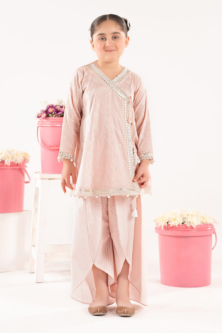 2 Piece Embroidered Lawn Suit Kids MDF2612-023-PNK